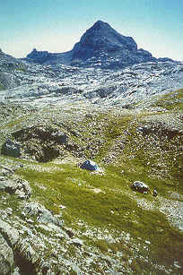 Ons hoogtekamp nabij de Pozo de los Ninos